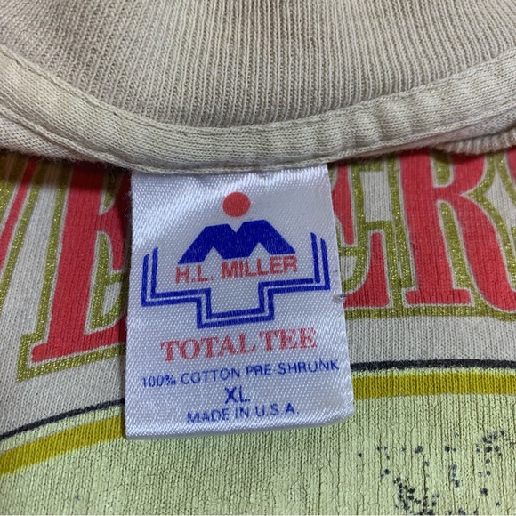 Vintage 90s South Carolina H.L. Miller Distressed Made in USA T-Shirt Large - Picture 4 of 10